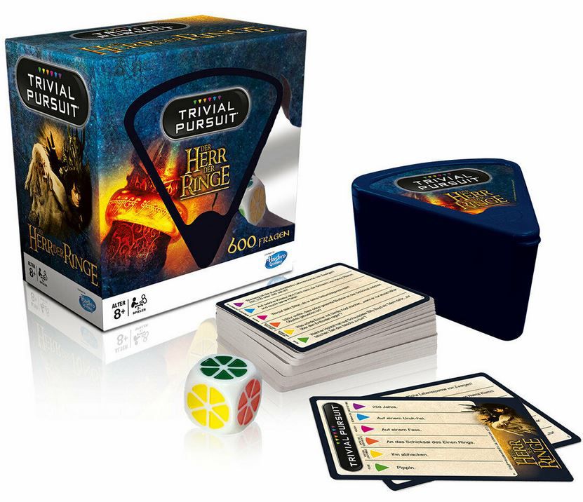 Herr der Ringe Fanpaket: Trivial Pursuit + Kartenspiel + 6Fl. Hobbit Bier für 39,99€ (statt ca. 52€)