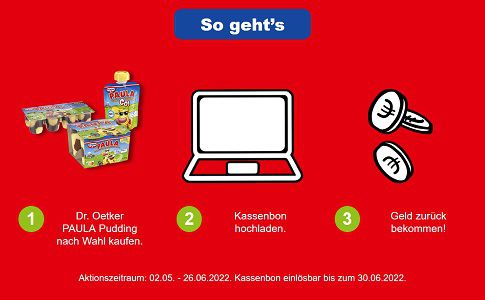 Dr. Oetker: Paula Pudding gratis ausprobieren