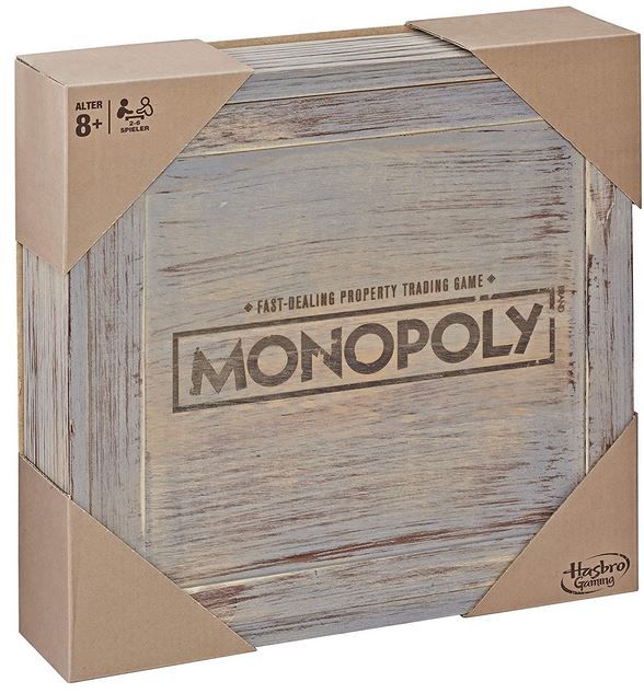 Monopoly Rustic Sonderedition aus Holz für 35,08€ (statt 52€)