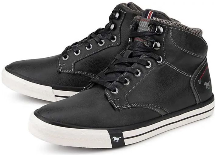 Mustang High Top Sneaker in Schwarz für 35,97€ (statt 60€)