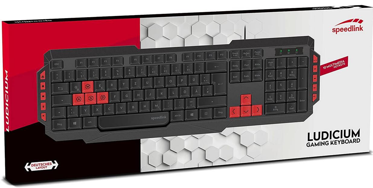 Speedlink LUDICIUM Gaming Tastatur für 5,99€ (statt 12€)