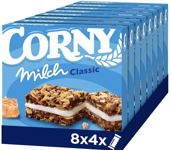 32 Riegel Corny Milch Classic ab 7,99€ (statt 10€)   Prime Sparabo