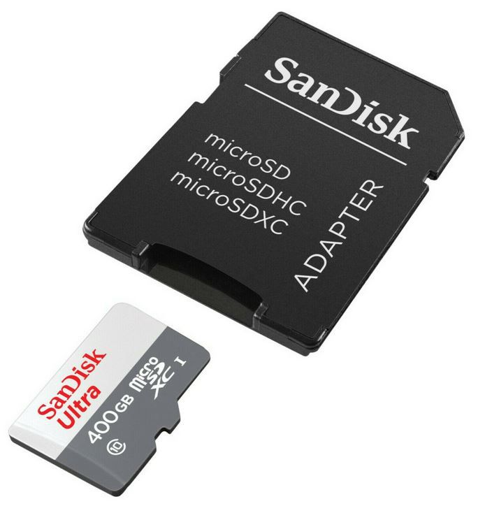SANDISK Ultra microSD Speicherkarte 400GB für 29,99€ (statt 48€)