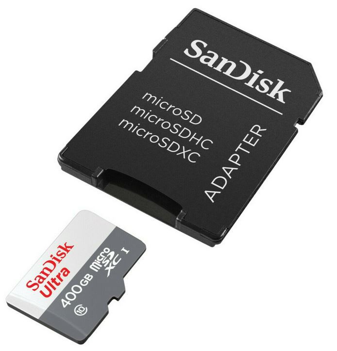 SANDISK Ultra microSD Speicherkarte 400GB für 29,99€ (statt 40€)