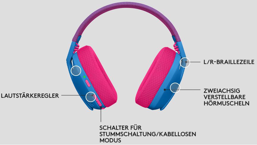 Logitech G435 LIGHTSPEED Kabelloses Bluetooth Gaming Headset für 46,99€ (statt 55€)