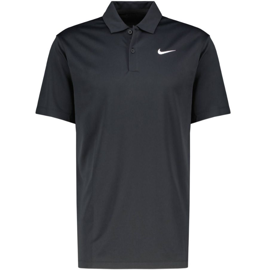 Nike Herren Polo Shirt Court Dri FIT Solid in Schwarz für 30,75€ (statt 37€)