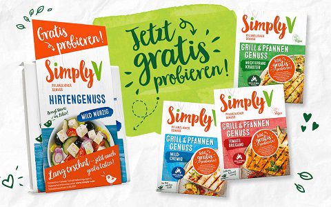 Simply V Hirtengenuss oder Grill & Pfannengenuss gratis ausprobieren