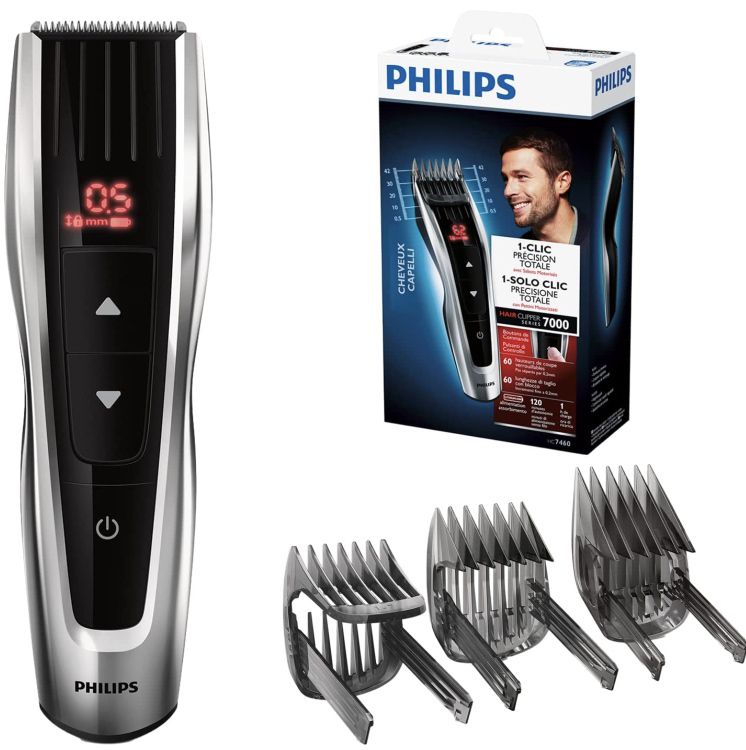 Philips HC7460/15 Haarschneidemaschine mit bis zu 120 min Laufzeit für 45,90€ (statt 64€)