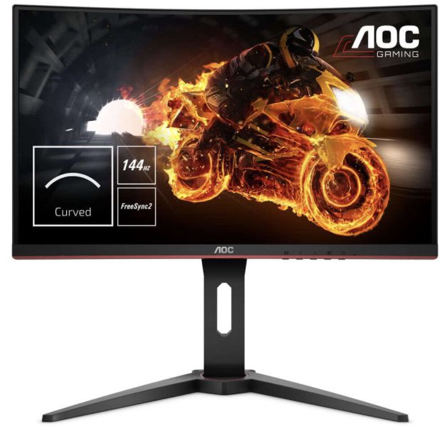 AOC C24G1 Curved Gaming Monitor (24 Zoll) mit 1ms, 144Hz & FreeSync für 194,90€ (statt 233€)