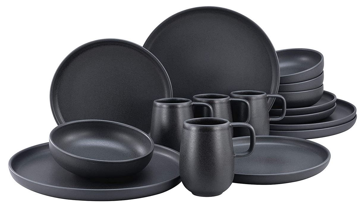 CreaTable Uno Black   16 tlg. Kombiservice für 49,99€ (statt 94€)