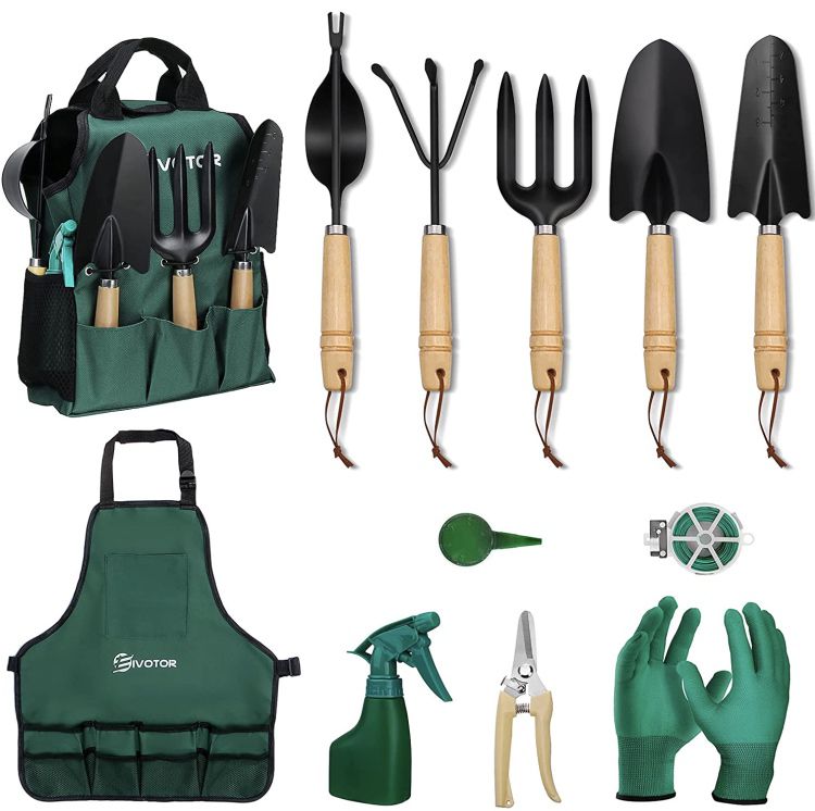 EIVOTOR Gartenwerkzeug Set (12 Teile) für 22,25€ (statt 32€)