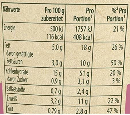 8x Knorr Big Pasta Snack Pot Käse Sahne Sauce (je 82g) ab 8€ (statt 12€)   Prime Sparabo