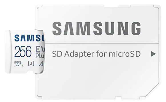 Samsung EVO Plus 256GB Micro SDXC Speicherkarte 130MB/Sek für 14,99€ (statt 19€)