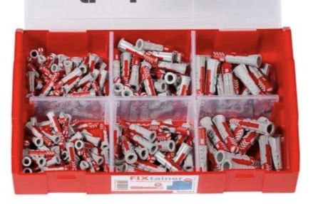 fischer FIXtainer DUOPOWER Dübelbox mit 210 Dübeln für 14,94€ (statt 22€)