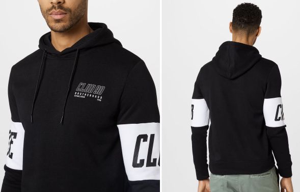 Jack & Jones JCOUP BLOCK Hoodie in Schwarz oder Grau ab je 16,92€ (statt 25€)