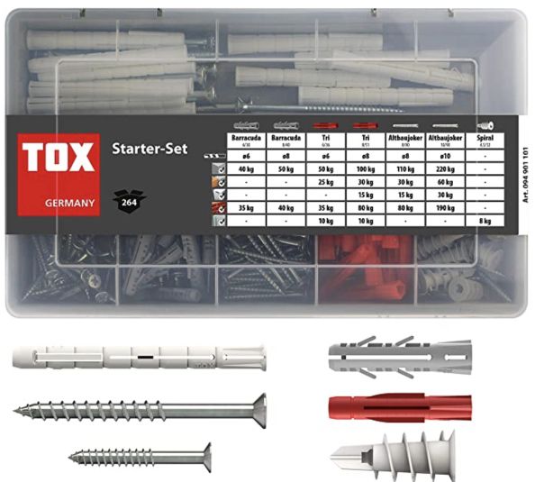 TOX Standard Sortiment Starter Set (264 tlg) für 15,61€ (statt 21€)