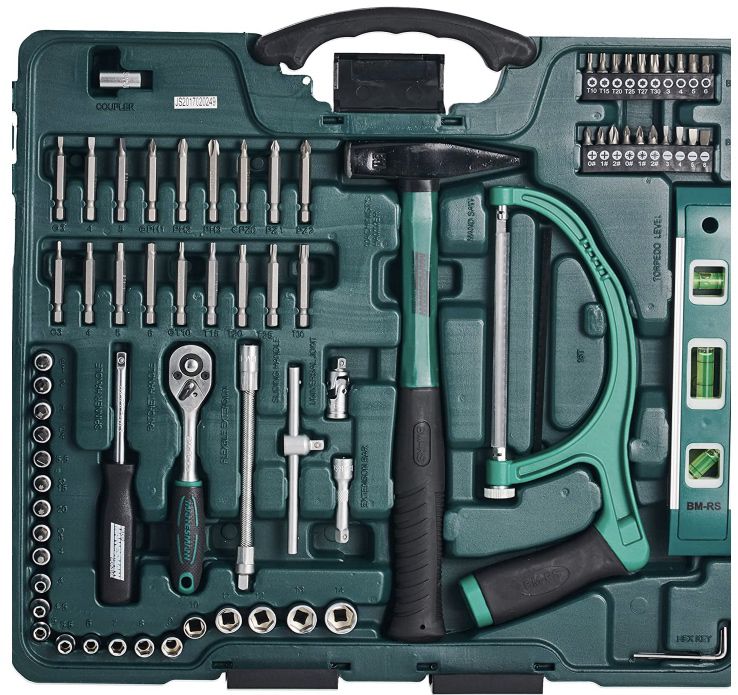Brüder Mannesmann M29085 Haushalts Werkzeugkoffer (89 tlg) für 43,34€ (statt 56€)