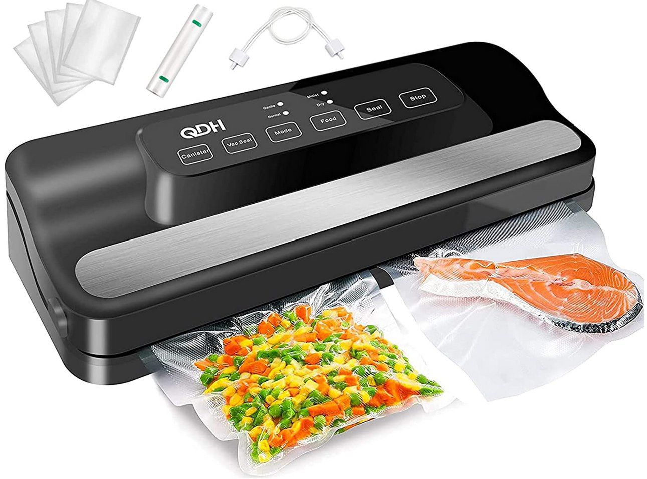 QDH Vakuumierer mit integriertem Cutter & Sensor Touch Display für 29,99€ (statt 60€)