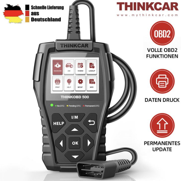 THINKOBD 500 Profi OBD2 Diagnosegerät Tool für 23,24€ (statt 40€)