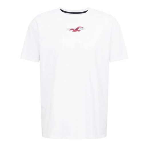 Hollister Jersey T Shirt in Weiß für 12,95€ (statt 26€)