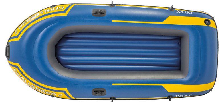 Intex Schlauchboot Challenger 2 mit Luftpumpe & 2 Paddel für 33,99€ (statt 43€)