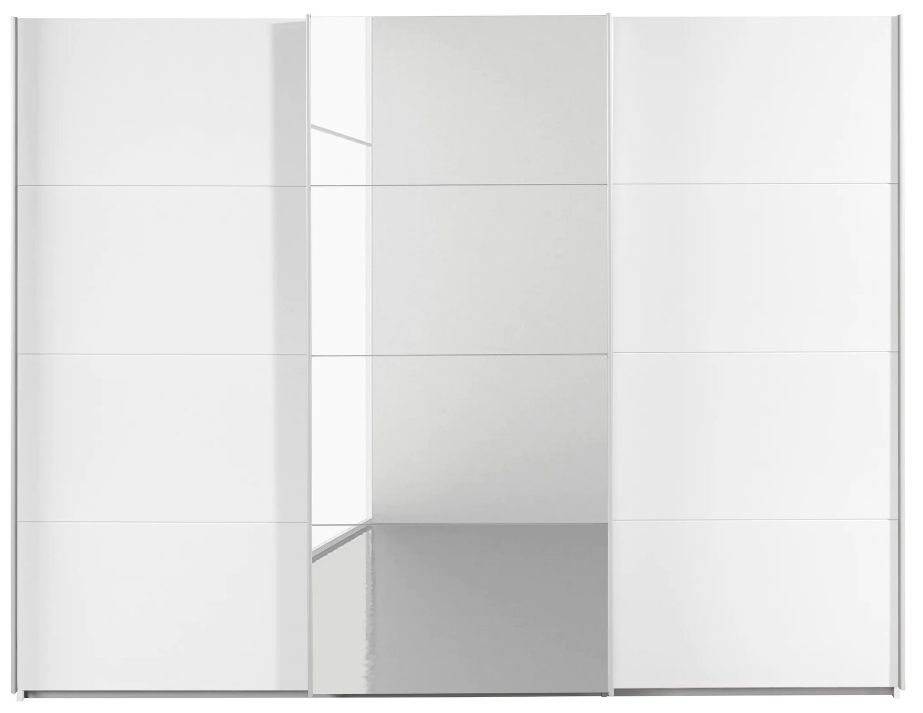rauch ORANGE Schwebetürenschrank (271x210cm) Loki inkl. Meshkorbeinsatz für 429,94€ (statt 530€)