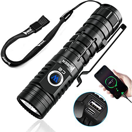 WUBEN C2 LED Taschenlampe mit 2000 Lm   auch als Powerbank nutzbar für 35,99€ (statt 60€)