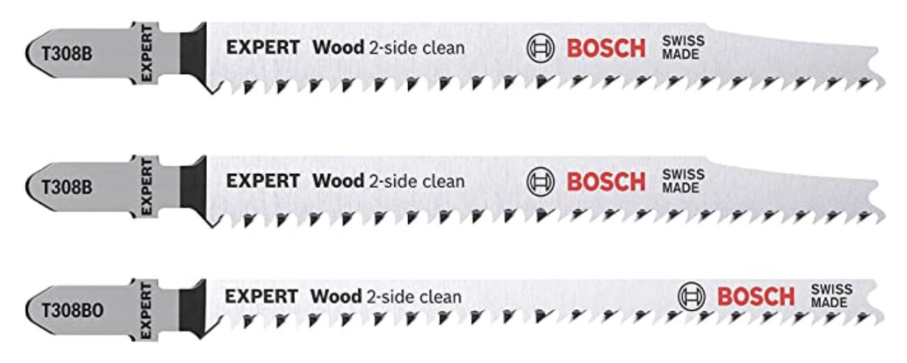 3er Set Bosch Professional Stichsägeblätter (für Sperrholz, Massivholz Möbelplatten) für 4€ (statt 9€)   Prime