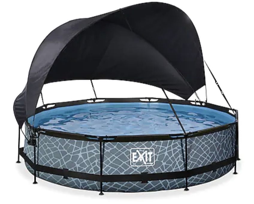 EXIT Frame Pool 360cm mit Filterpumpe und Sonnensegel für 319,99€ (statt 360€)