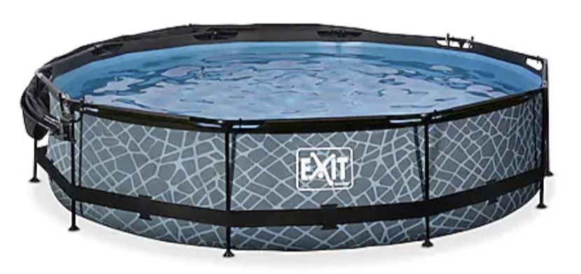 EXIT Frame Pool 360cm mit Filterpumpe und Sonnensegel für 319,99€ (statt 360€)