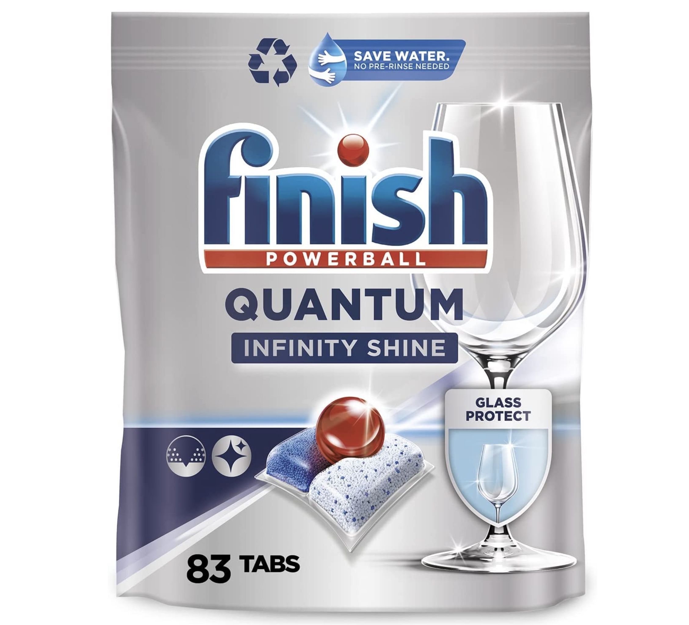 83er Pack Finish Quantum Infinity Shine Spülmaschinentabs für 11,24€ (statt 18€) &#8211; Prime Sparabo