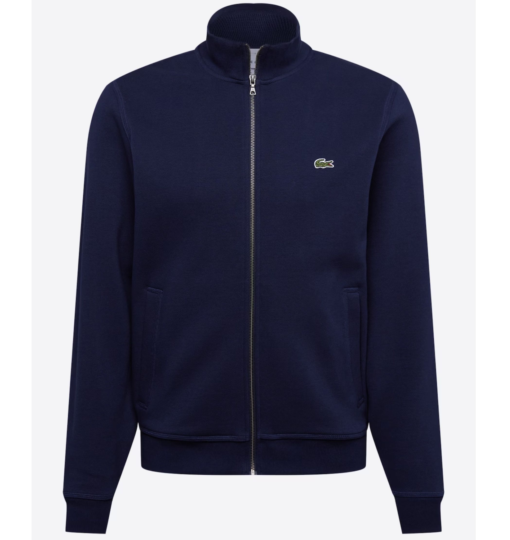 Lacoste Sweatjacke in Marine für 55,93€ (statt 98€)   nur S + M