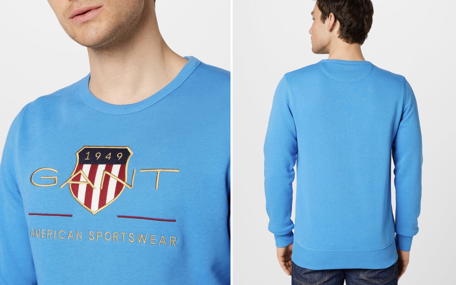 GANT Archive Shield Pullover in Azur für 42,45€ (statt 81€)