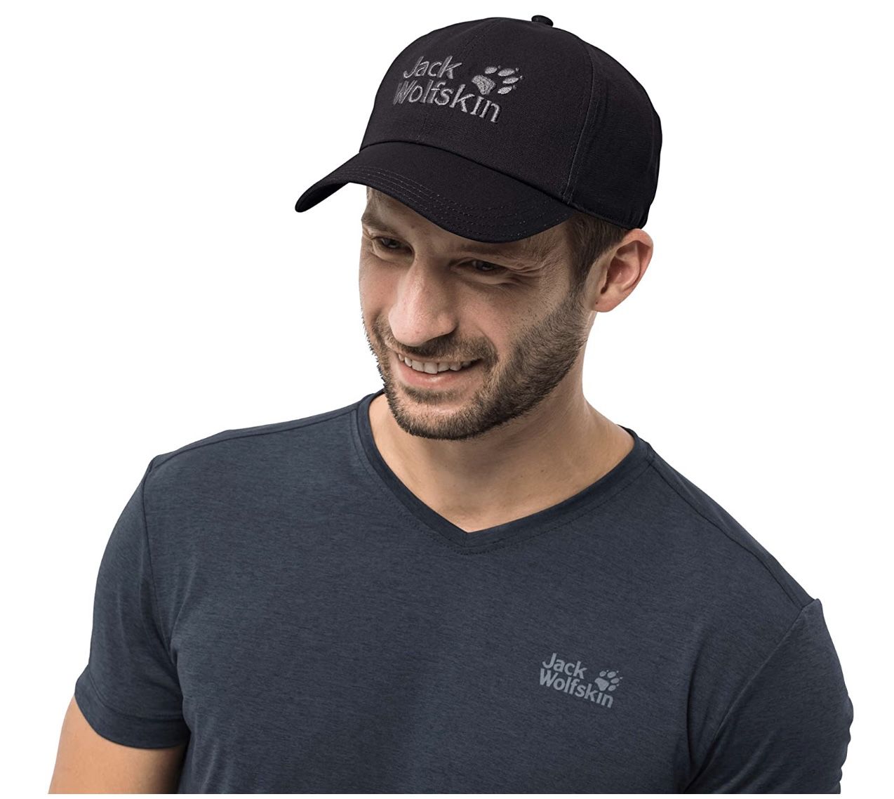 Jack Wolfskin 1900671   Baseball Cap in Schwarz für nur 7,50€ (statt 13€)