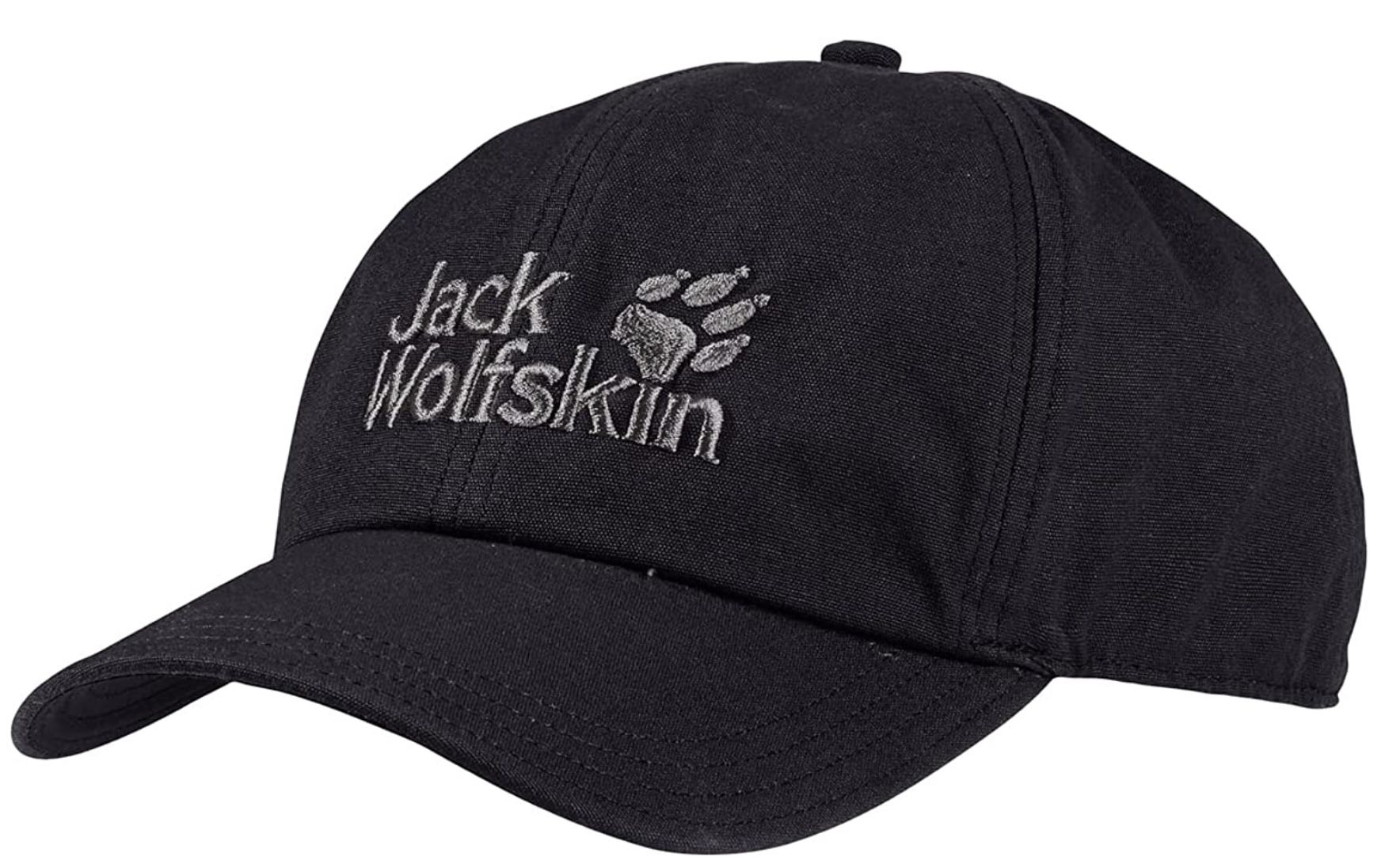 Jack Wolfskin 1900671   Baseball Cap in Schwarz für nur 7,50€ (statt 13€)