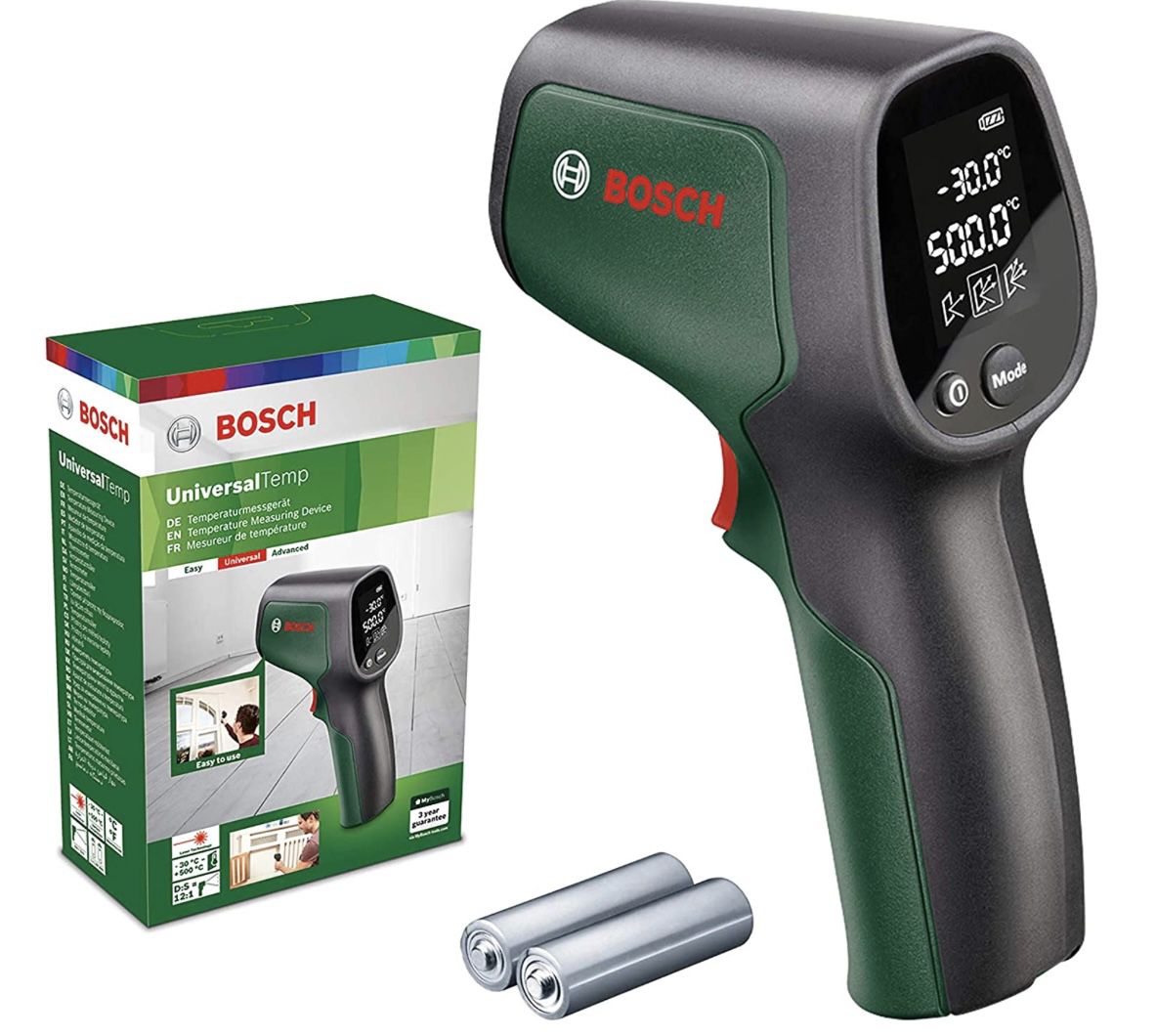 Bosch Infrarot Thermometer UniversalTemp für 28,76€ (statt 38€)