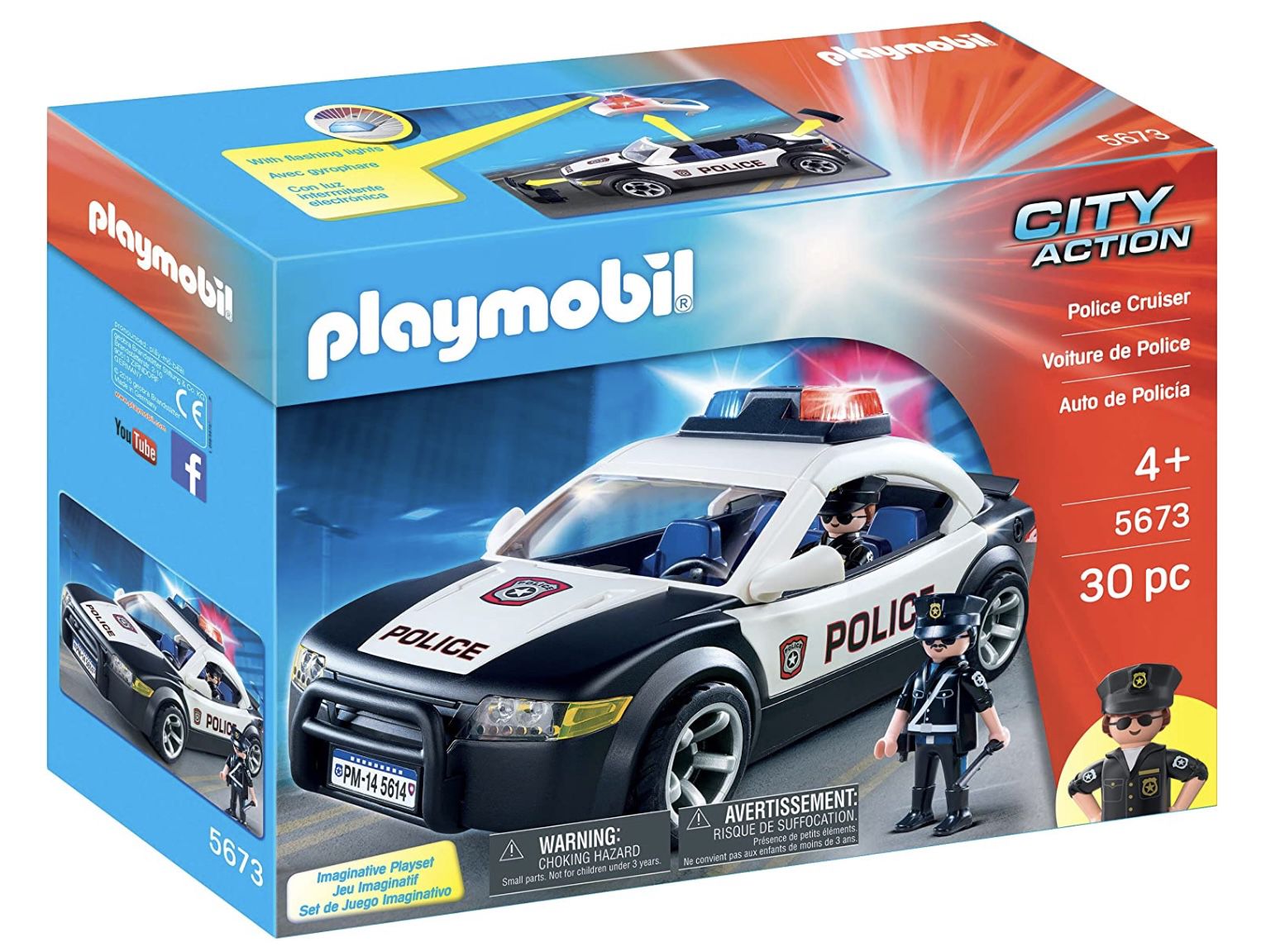 Playmobil City Action &#8211; Polizeiauto (5673) für 14,99€ (statt 28€)