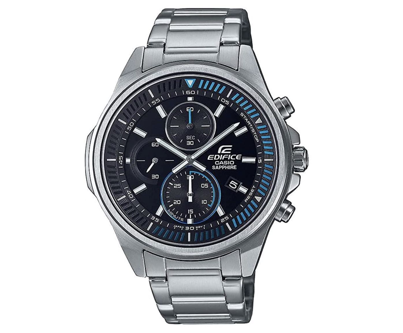 Casio Unisex-Erwachsene Chronograph Quartz Uhr mit Edelstahl-Armband für 87,10€ (statt 100€)