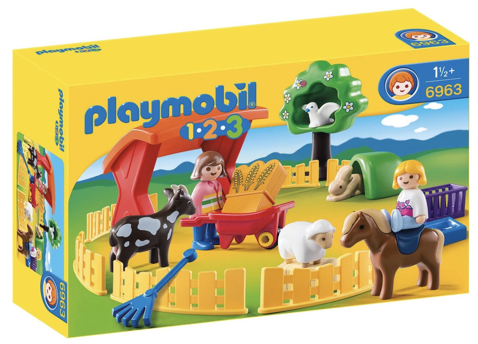 Playmobil 1.2.3   Streichelzoo (6963) für 23,48€ (statt 47€)