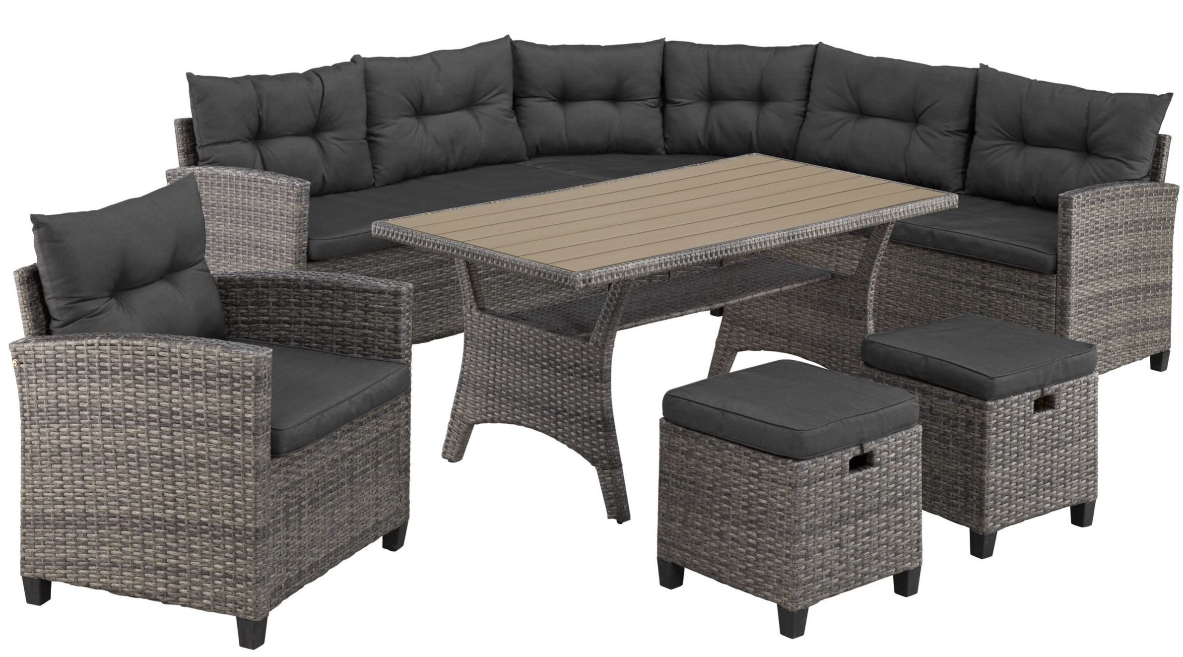 KONIFERA 20 tlg. Gartenlounge Set »Keros Premium« für 602€ (statt 700€)