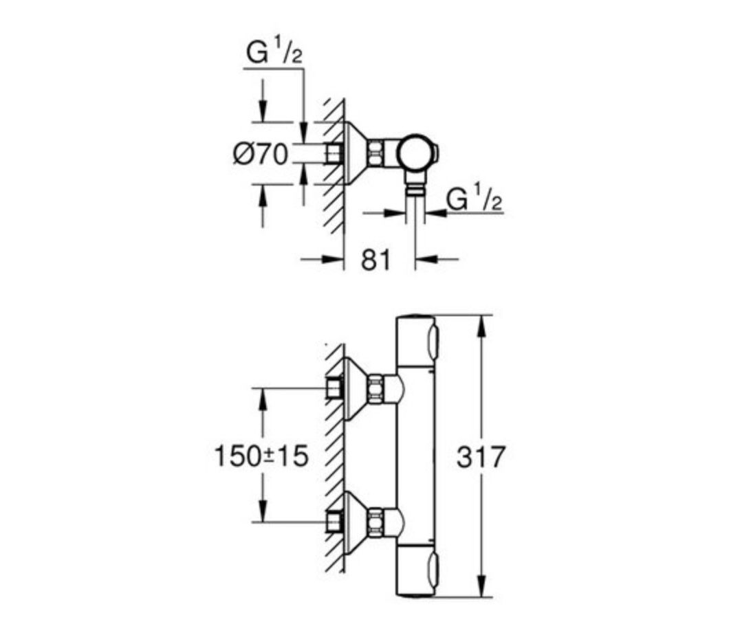 GROHE Precision Flow Thermostat Brausebatterie für 92,90€ (statt 109€)