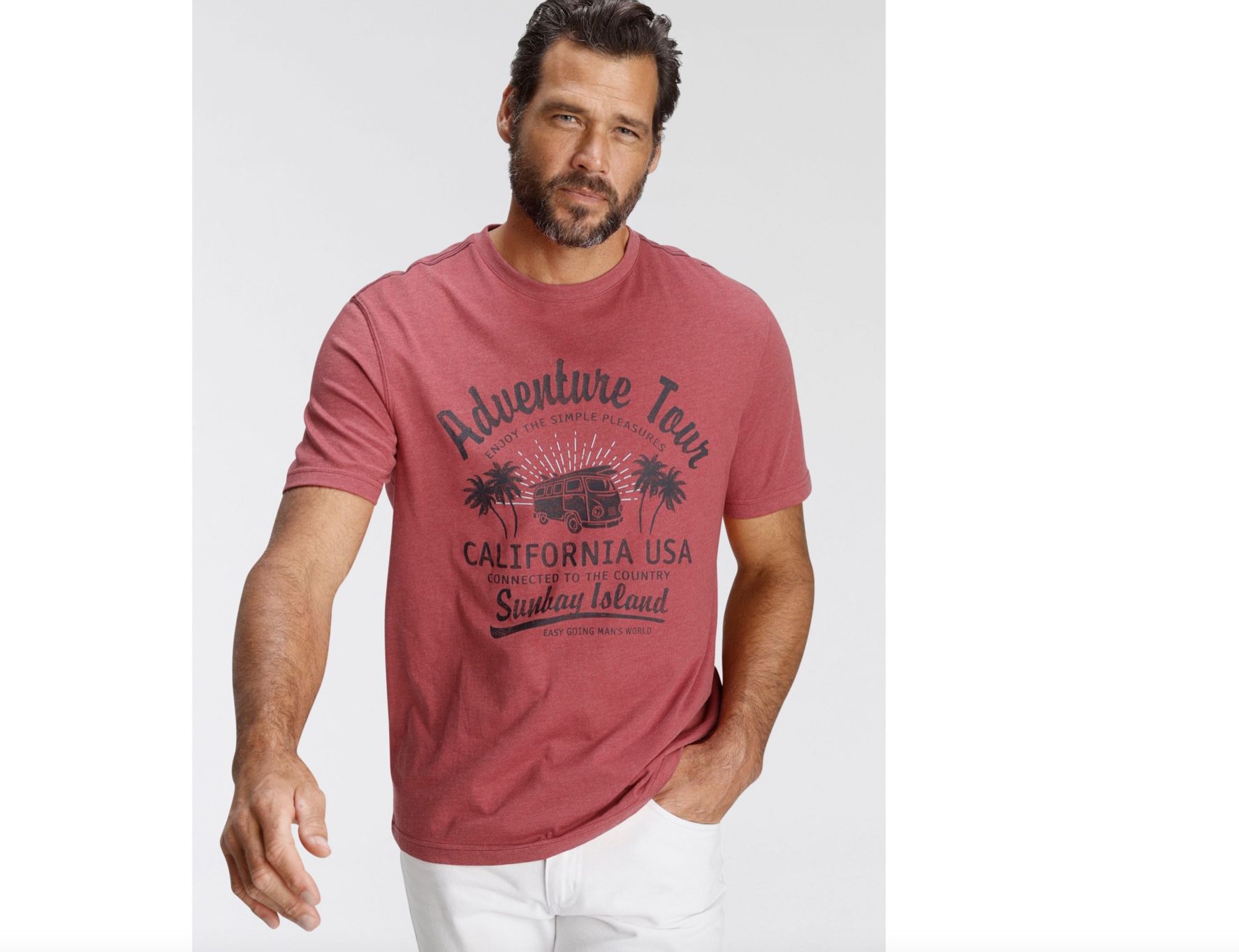 👕 Mans World T Shirt mit großflächigem Print für 12,94€ (statt 16€)