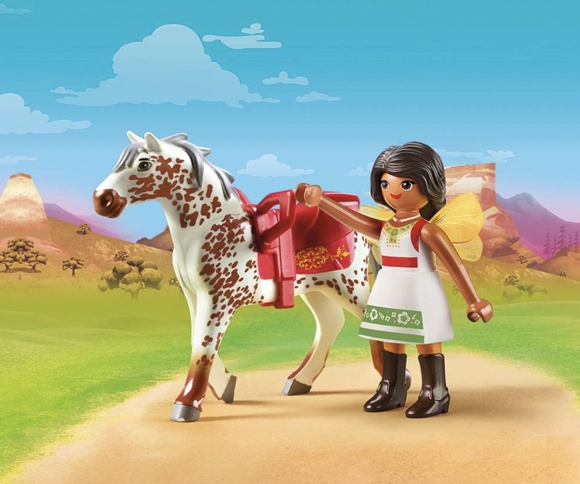 PLAYMOBIL 70123 Spirit   Riding Free Solana beim Voltigieren für 8,99€ (statt 20€)