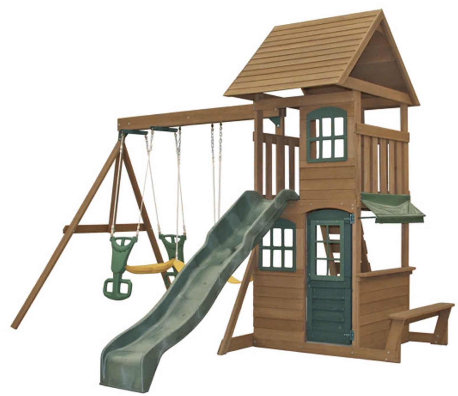 KidKraft Windale Spielturm mit Rutsche & Schaukel für 629,99€ (statt 950€)