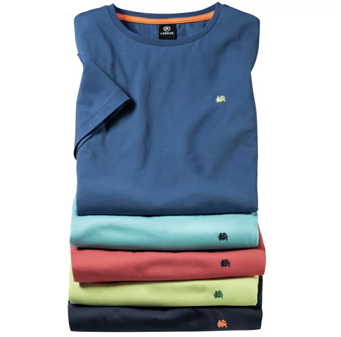 5er Pack Lerros Baumwoll T-Shirts für 51,99€ (statt 65€) + GRATIS Kühltasche