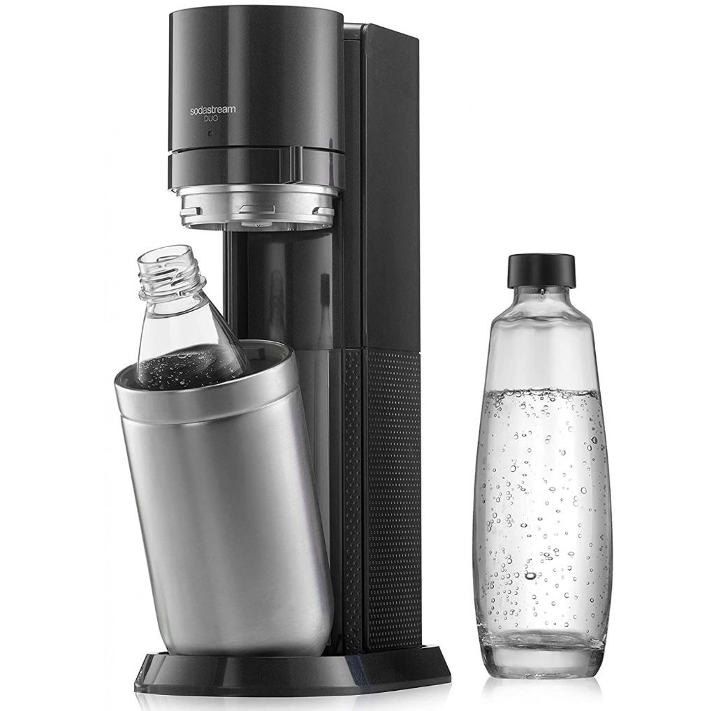 SodaStream Duo Umsteiger Set mit 2 Flaschen ohne CO2 Zylinder für 69,99€ (statt 75€)