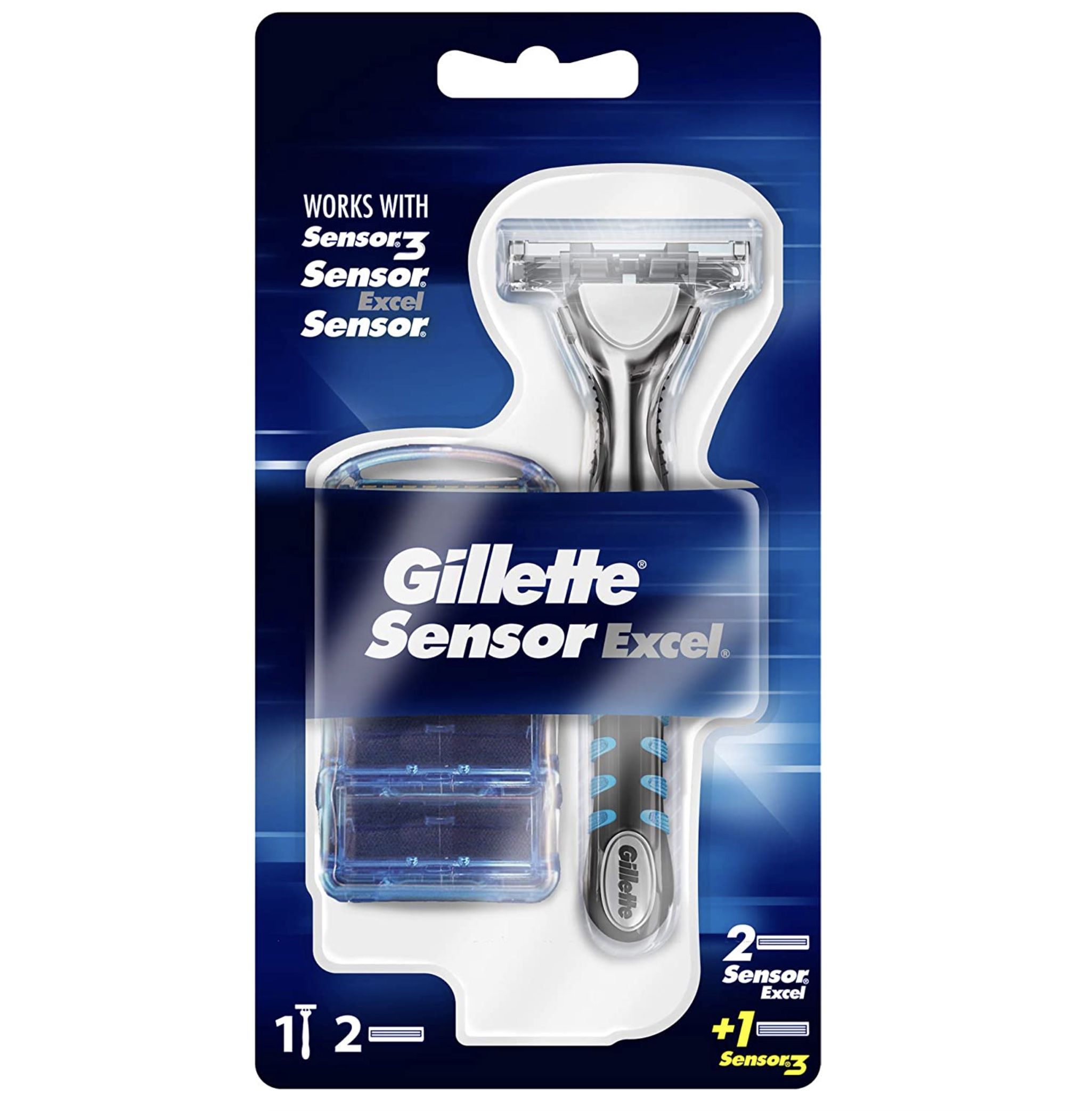 Gillette Sensor Excel Nassrasierer + 3 Rasierklingen für 4€ (statt 8€)   Prime Sparabo