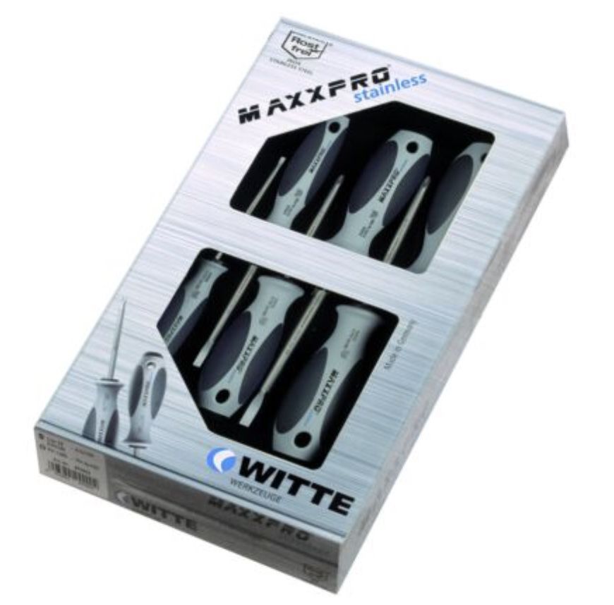 6er Pack Witte Maxxpro stainless Torx Schraubendreher für 9,82€ (statt 40€?)   Prime