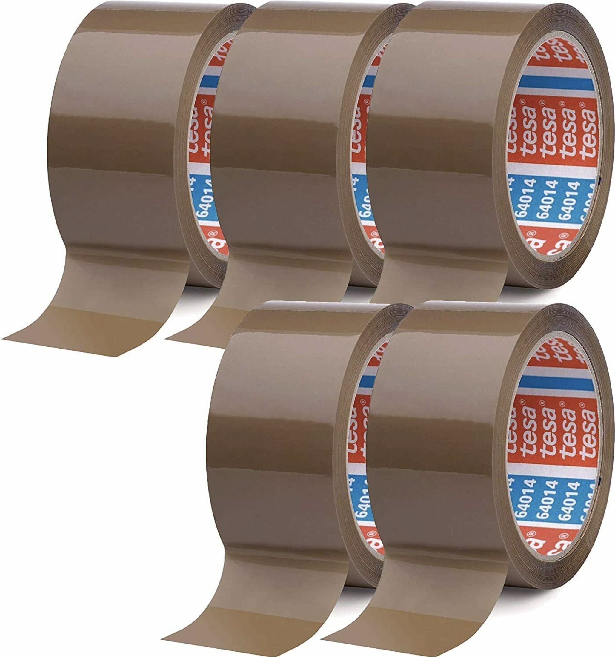 5x TESA Packband braun 50mm x 66m für 9,99€ (statt 14€)