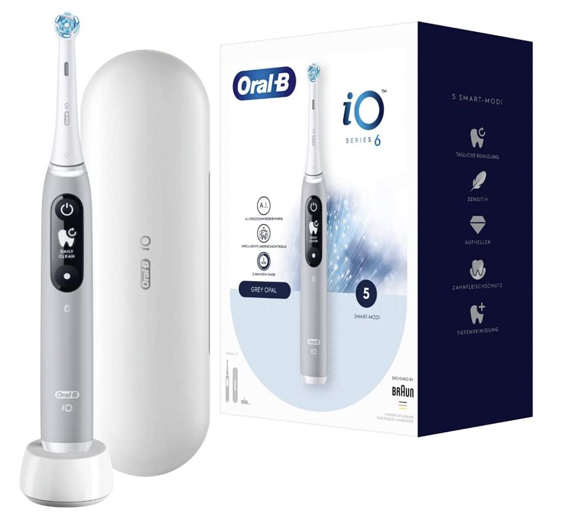 Oral-B iO Series 6 Elektrische Zahnbürste für 59,54€ (statt 97€)